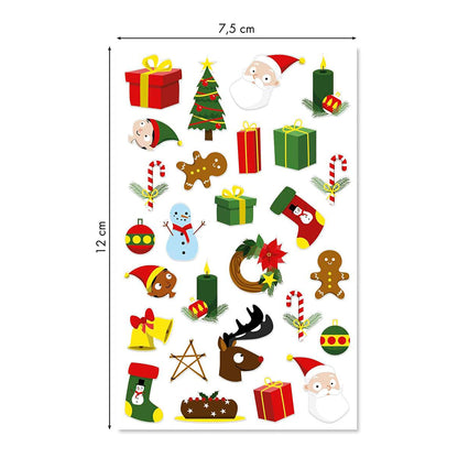 MAILDOR 3D Stickers Cooky Christmas Traditional 1s