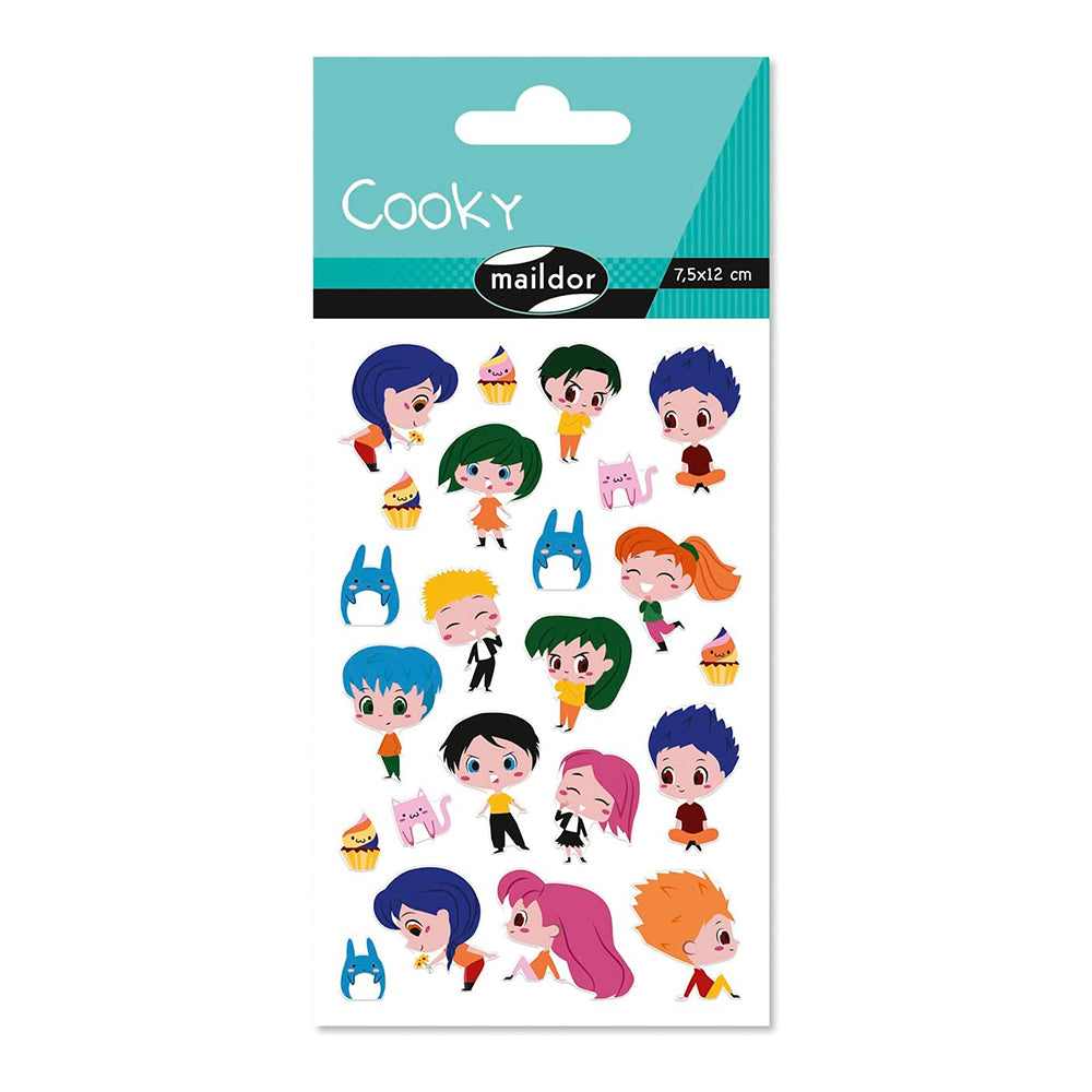 MAILDOR 3D Stickers Cooky Manga 1s