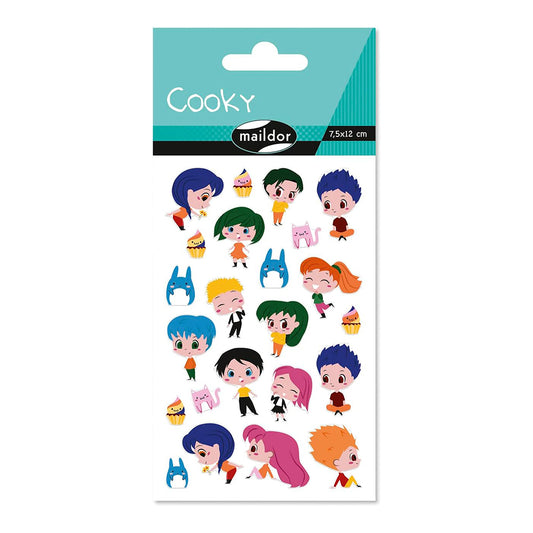 MAILDOR 3D Stickers Cooky Manga 1s