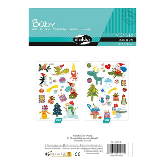 MAILDOR Baby Stickers Christmas 20s