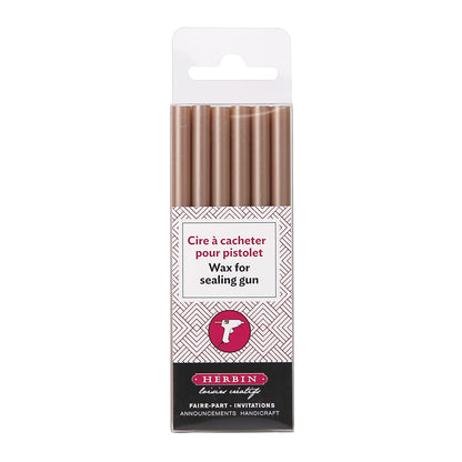 JACQUES HERBIN Wax Gun Sticks Pink Gold