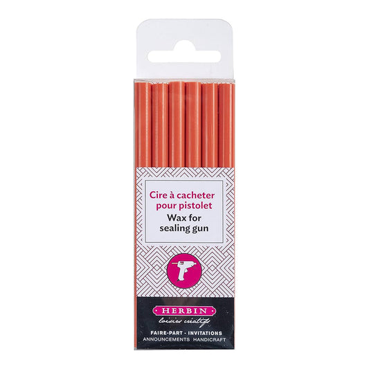 JACQUES HERBIN Wax Gun Sticks Pumpkin Orange