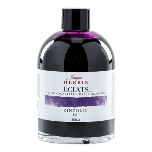 JACQUES HERBIN Eclats Watercolour Ink 250ml Zinzolin