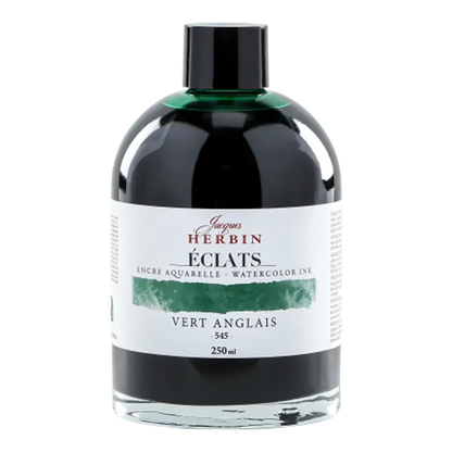 JACQUES HERBIN Eclats Watercolour Ink 250ml English Green