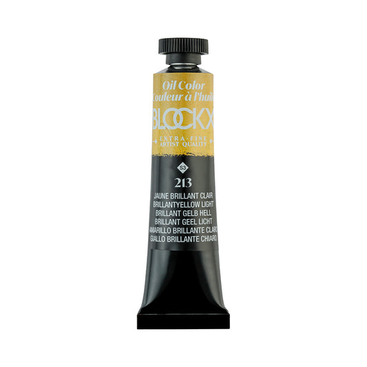 BLOCKX Premium Extra-Fine Oils Tube 20ml Brilliant Yellow Light