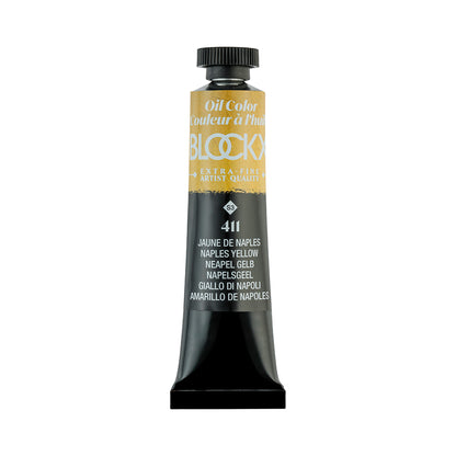 BLOCKX Premium Extra-Fine Oils Tube 20ml Naples Yellow