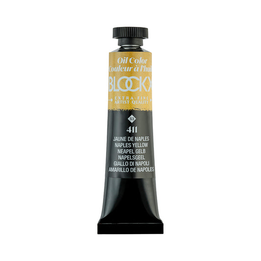 BLOCKX Premium Extra-Fine Oils Tube 20ml Naples Yellow