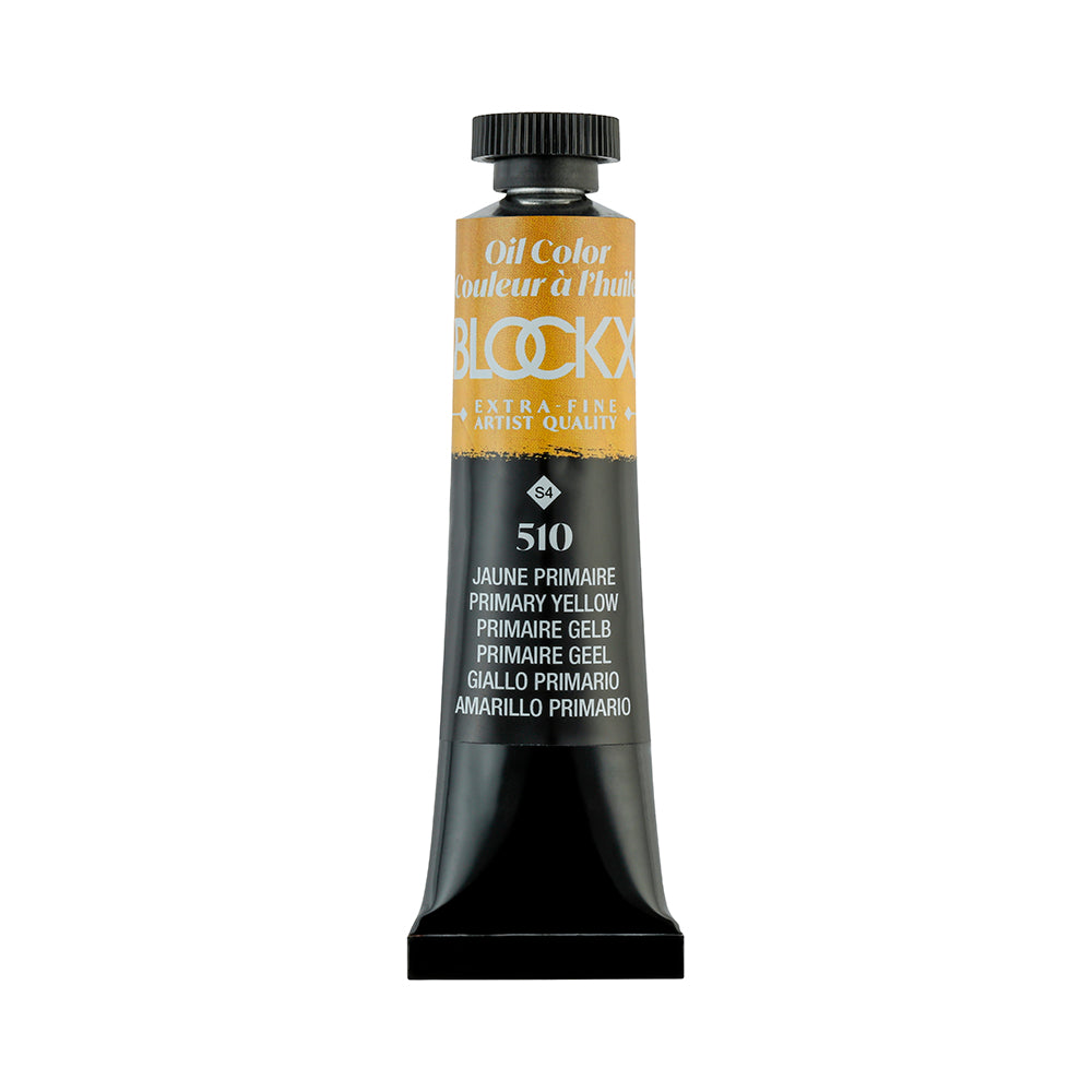 BLOCKX Premium Extra-Fine Oils Tube 20ml Primary Yellow