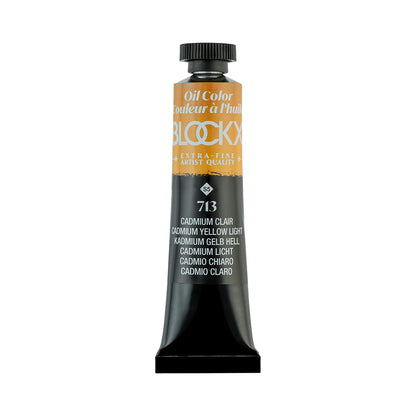 BLOCKX Premium Extra-Fine Oils Tube 20ml Cadmium Yellow Light