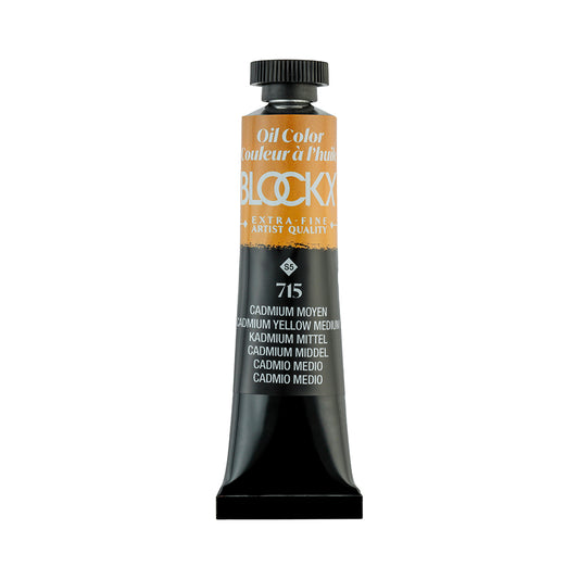 BLOCKX Premium Extra-Fine Oils Tube 20ml Cadmium Yellow Medium