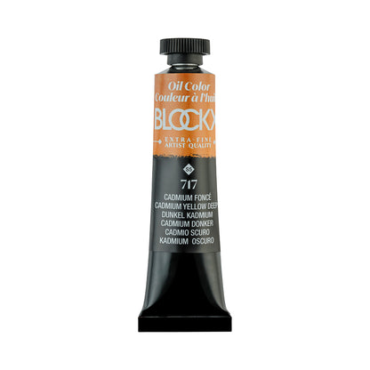 BLOCKX Premium Extra-Fine Oils Tube 20ml Cadmium Yellow Deep