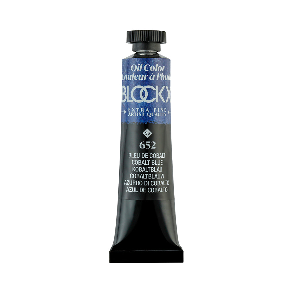 BLOCKX Premium Extra-Fine Oils Tube 20ml Cobalt Blue