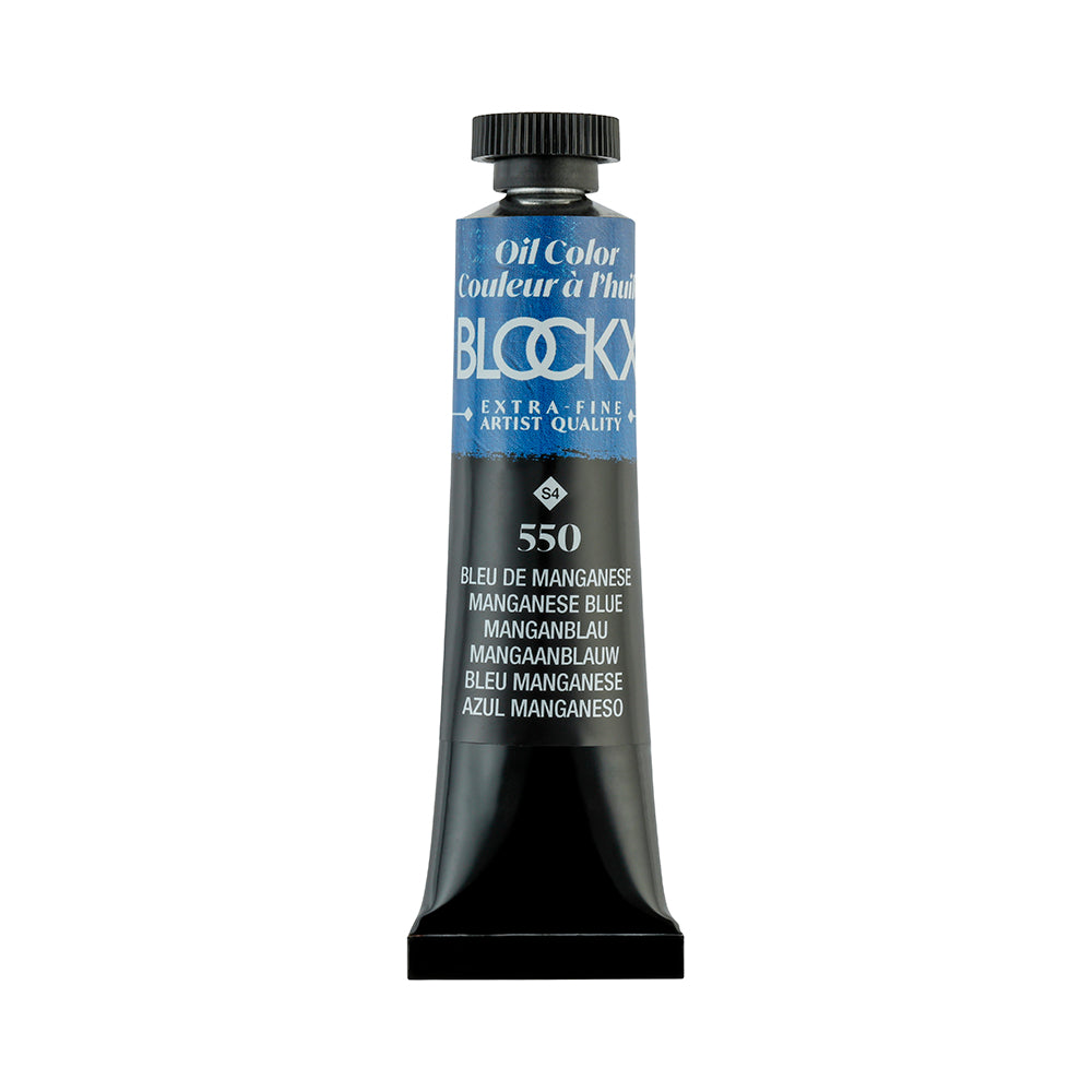 BLOCKX Premium Extra-Fine Oils Tube 20ml Manganese Blue