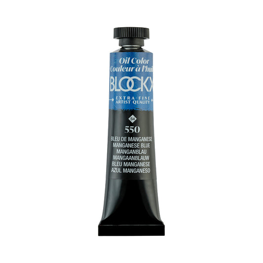 BLOCKX Premium Extra-Fine Oils Tube 20ml Manganese Blue