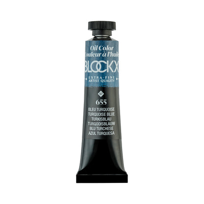 BLOCKX Premium Extra-Fine Oils Tube 20ml Turquoise Blue