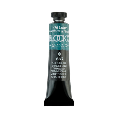 BLOCKX Premium Extra-Fine Oils Tube 20ml Turquoise Green