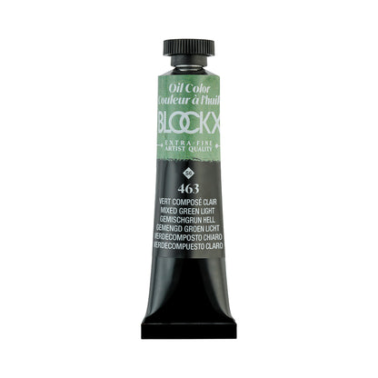 BLOCKX Premium Extra-Fine Oils Tube 20ml Composed Green Light