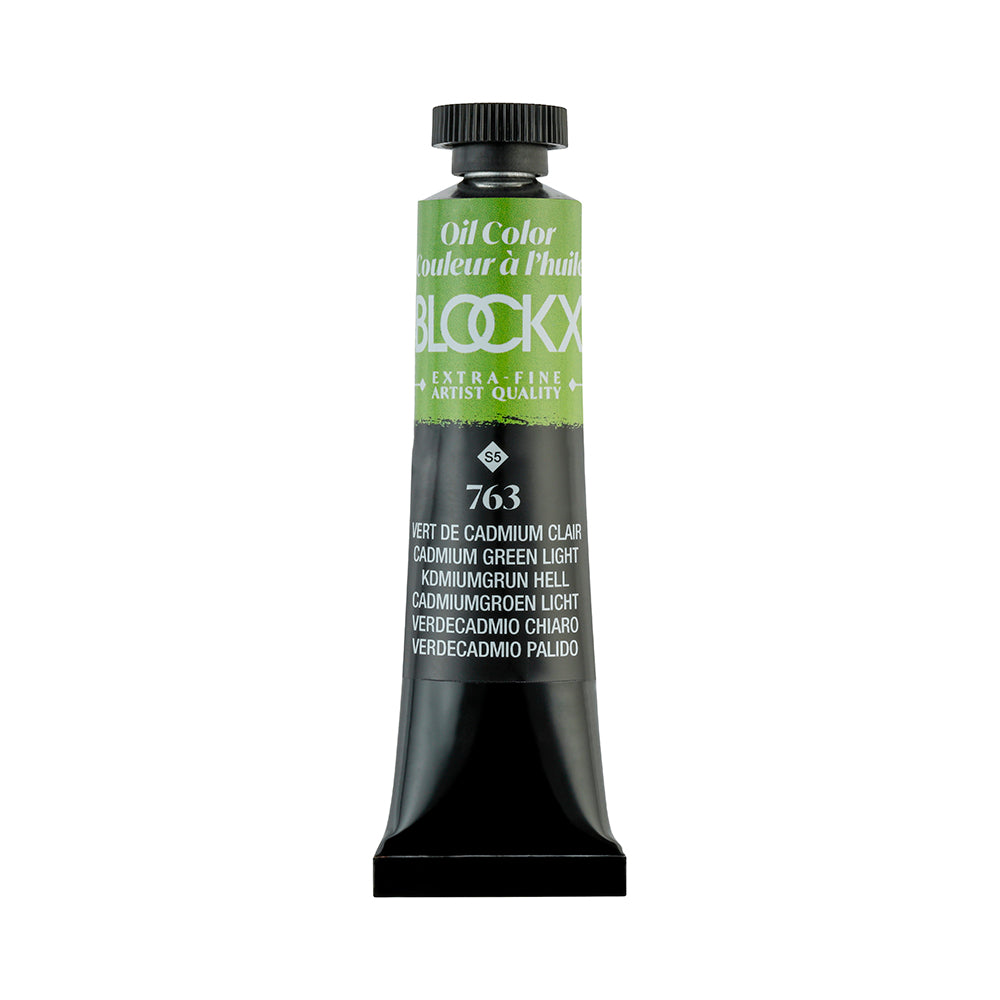 BLOCKX Premium Extra-Fine Oils Tube 20ml Cadmium Green Pale