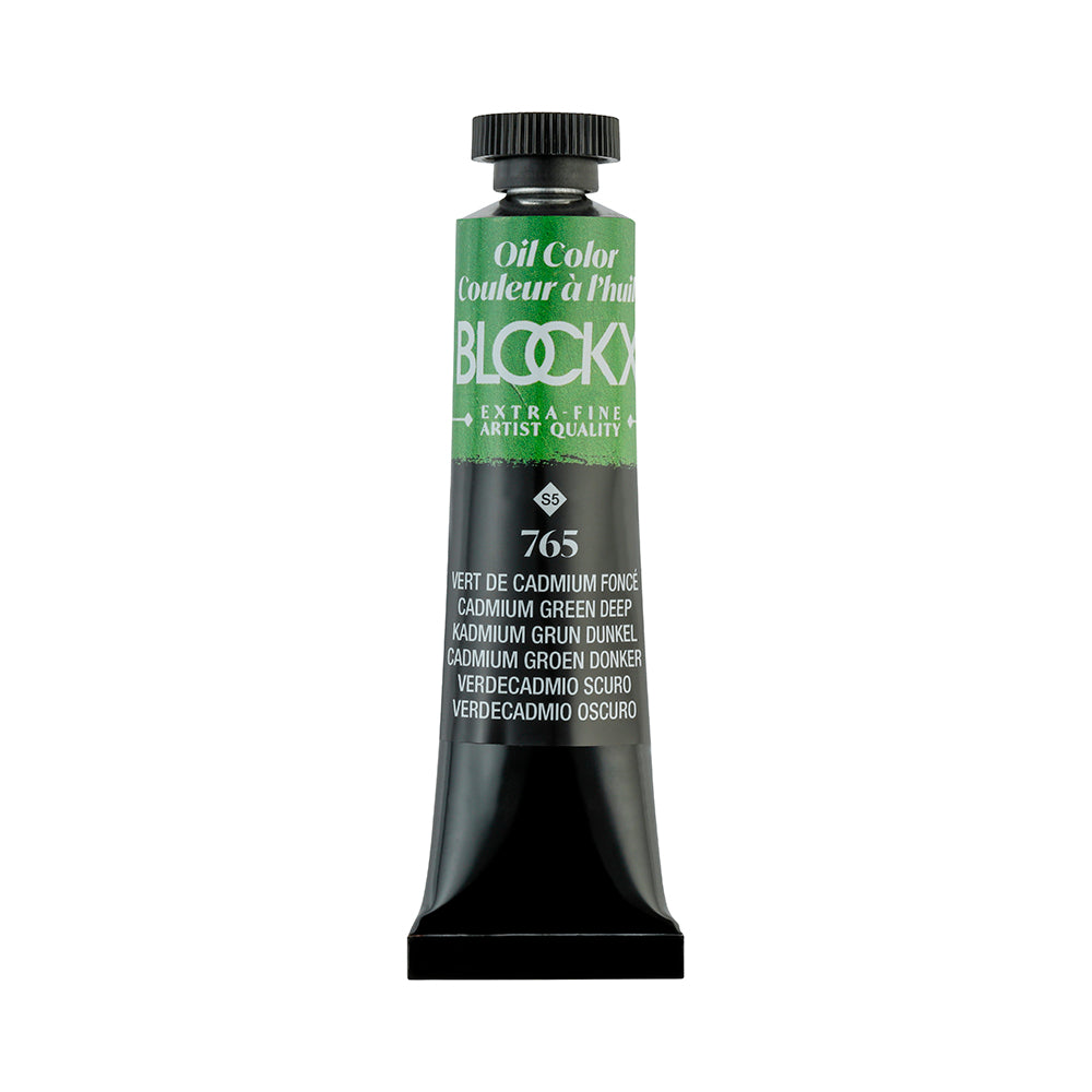 BLOCKX Premium Extra-Fine Oils Tube 20ml Cadmium Green Deep