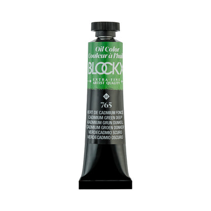 BLOCKX Premium Extra-Fine Oils Tube 20ml Cadmium Green Deep