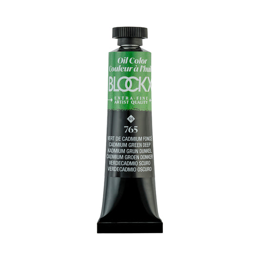 BLOCKX Premium Extra-Fine Oils Tube 20ml Cadmium Green Deep