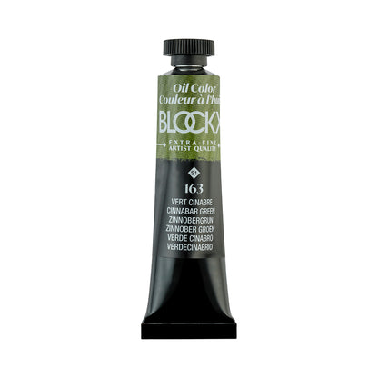 BLOCKX Premium Extra-Fine Oils Tube 20ml Cinnabar Green