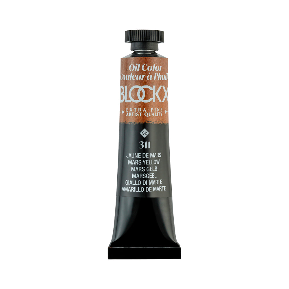 BLOCKX Premium Extra-Fine Oils Tube 20ml Mars Yellow