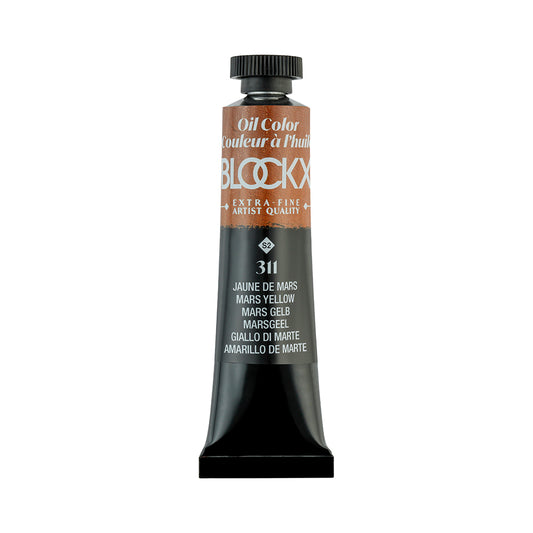 BLOCKX Premium Extra-Fine Oils Tube 20ml Mars Yellow