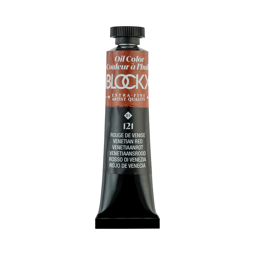 BLOCKX Premium Extra-Fine Oils Tube 20ml Venetian Red