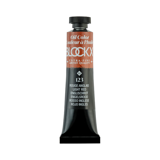 BLOCKX Premium Extra-Fine Oils Tube 20ml Light Red