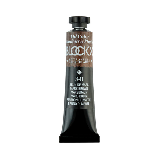 BLOCKX Premium Extra-Fine Oils Tube 20ml Mars Brown