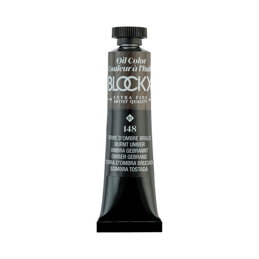 BLOCKX Premium Extra-Fine Oils Tube 20ml Burnt Umber