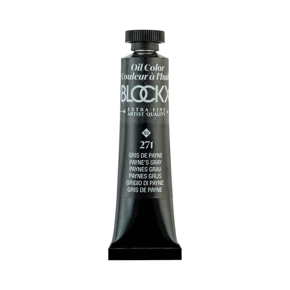 BLOCKX Premium Extra-Fine Oils Tube 20ml Payne's Grey