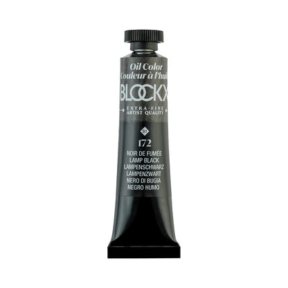 BLOCKX Premium Extra-Fine Oils Tube 20ml Lamp Black