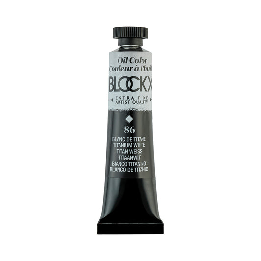 BLOCKX Premium Extra-Fine Oils Tube 20ml Titanium White