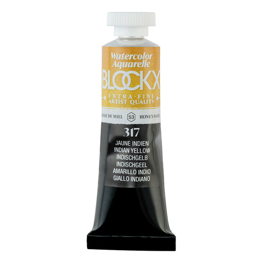 BLOCKX Artists' Watercolour Tube 15ml Indian Yellow