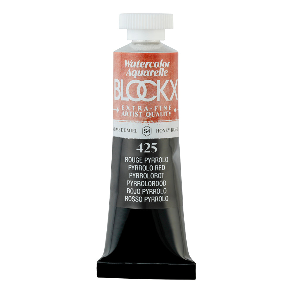 BLOCKX Artists' Watercolour Tube 15ml Pyrrolo Red