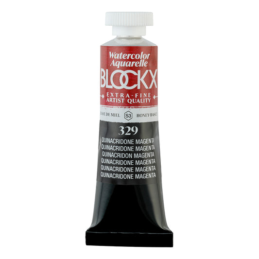 BLOCKX Artists' Watercolour Tube 15ml Quinacridone Magenta