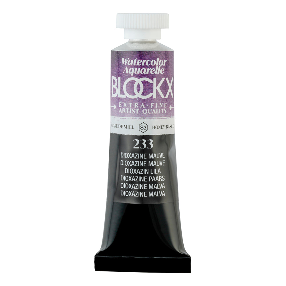 BLOCKX Artists' Watercolour Tube 15ml Dioxazine Mauve