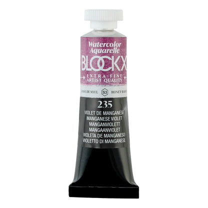 BLOCKX Artists' Watercolour Tube 15ml Manganese Violet