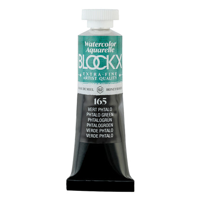 BLOCKX Artists' Watercolour Tube 15ml Phtalo Green