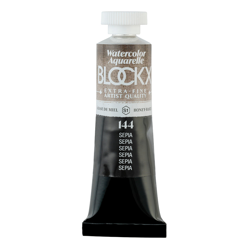 BLOCKX Artists' Watercolour Tube 15ml Sepia