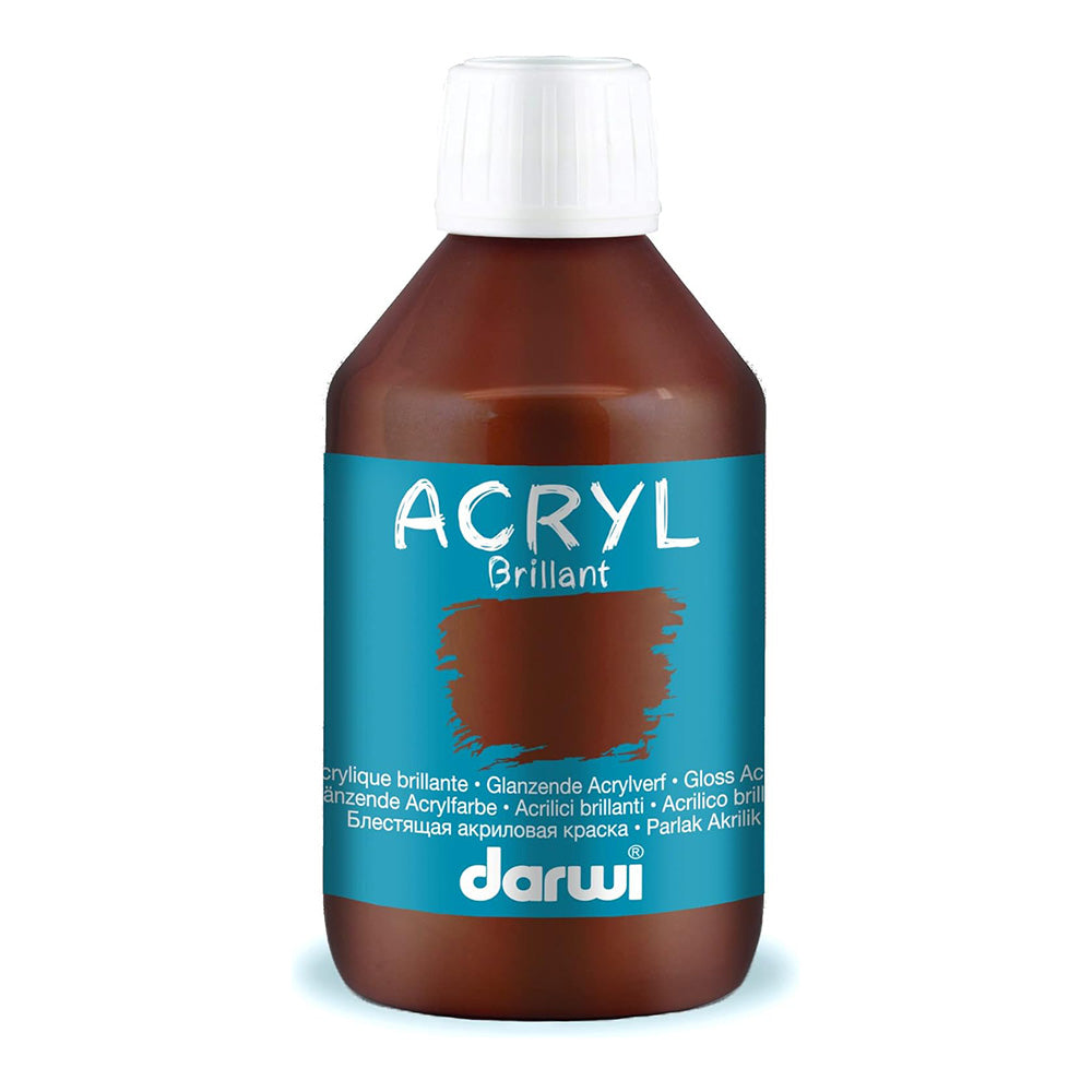 DARWI Acryl Glossy 250ml Dark Brown