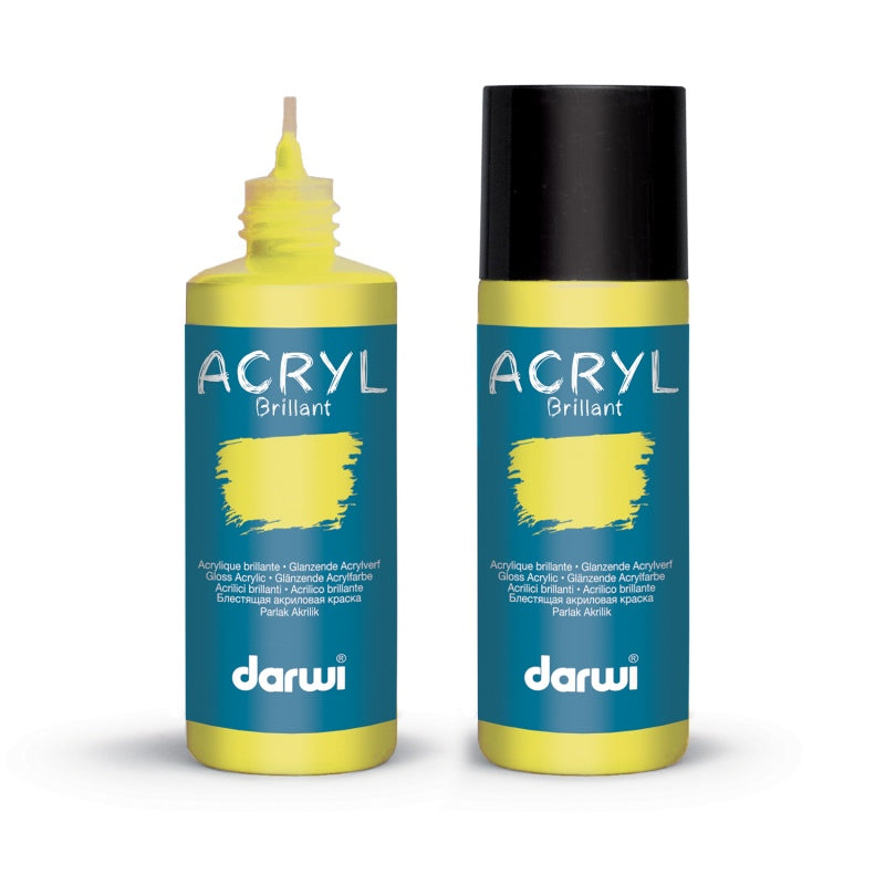 DARWI Acryl Glossy 80ml Dark Yellow