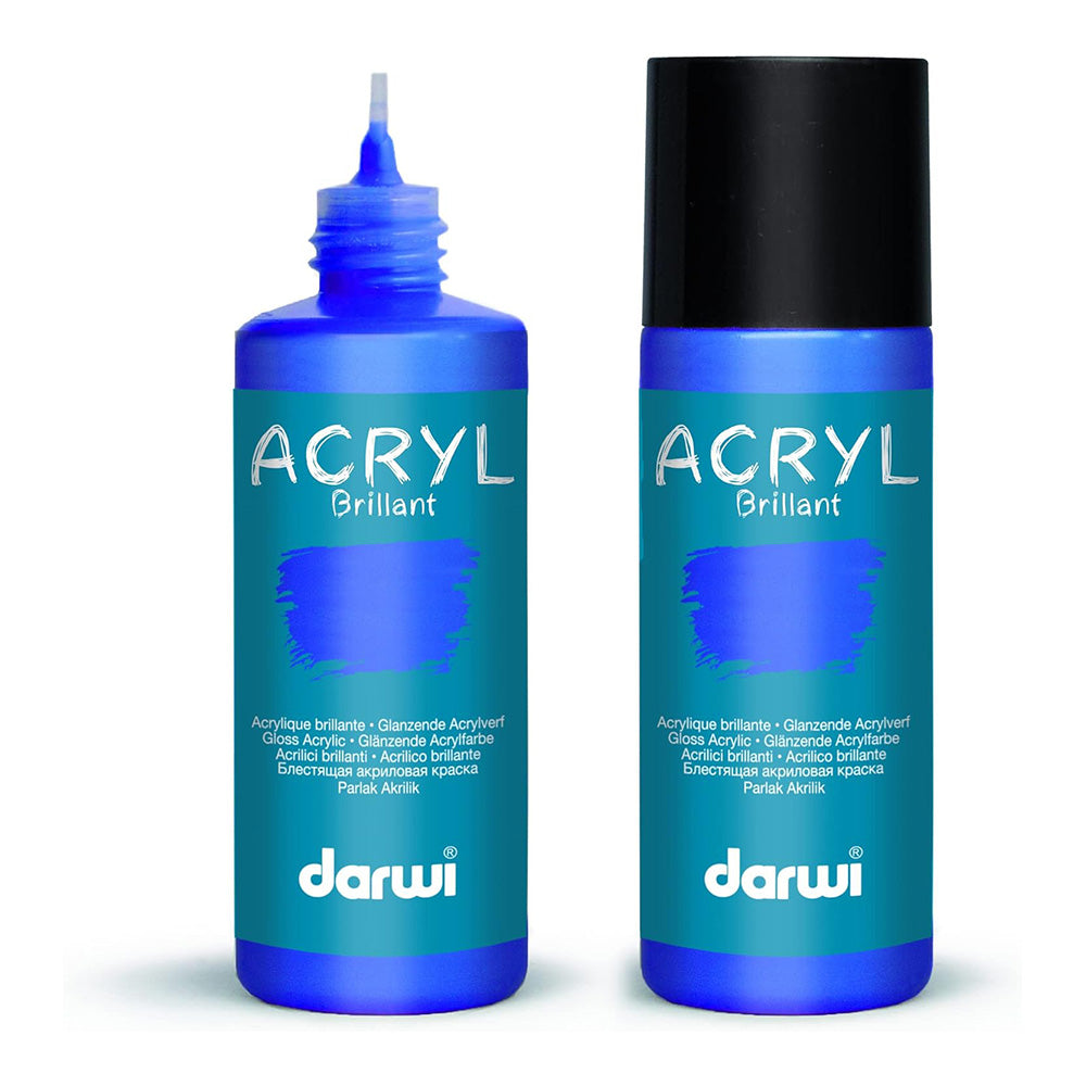 DARWI Acryl Glossy 80ml Ultramarine Blue