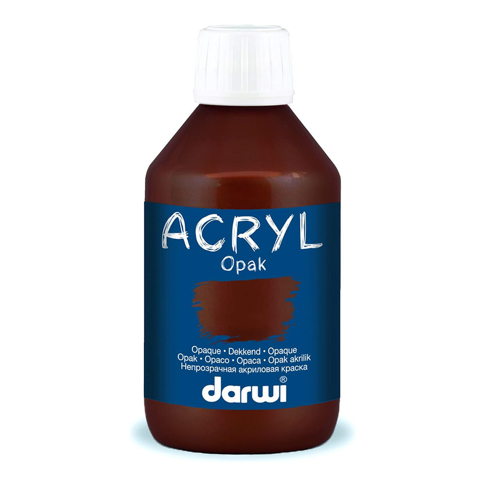 DARWI Acryl Opak 250ml Dark Brown