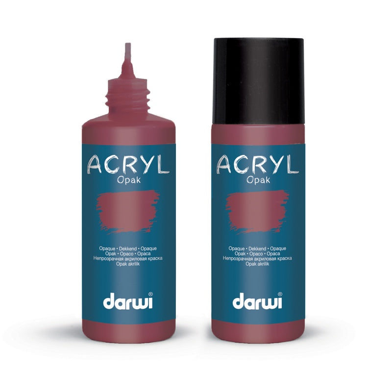 DARWI Acryl Opak 80ml Wine Red