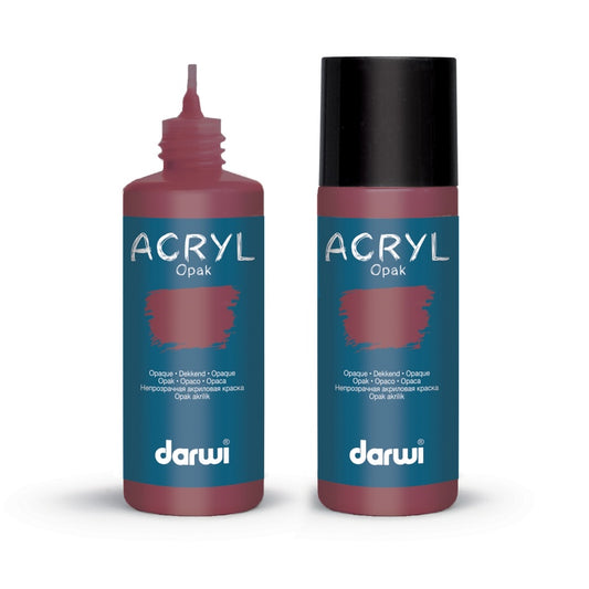 DARWI Acryl Opak 80ml Wine Red