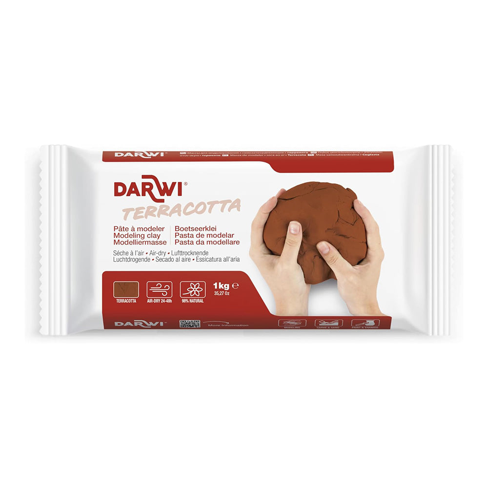 DARWI Terracotta Modelling Clay 1kg