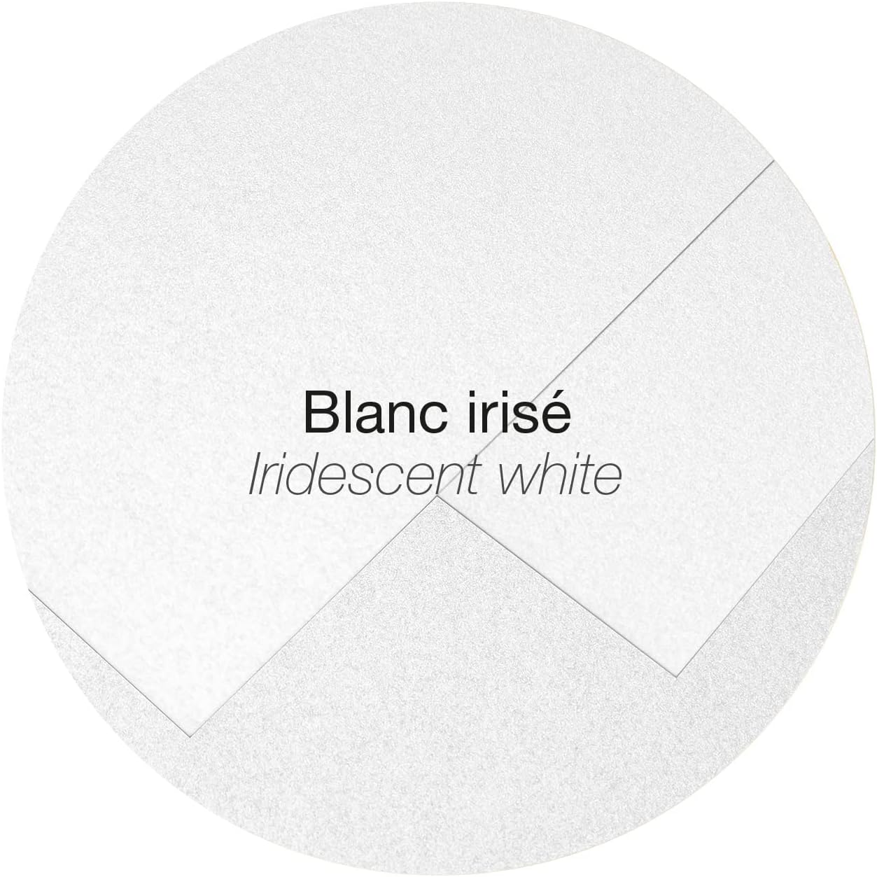 POLLEN Iridescent Envelopes 120g 140x140mm White 20s